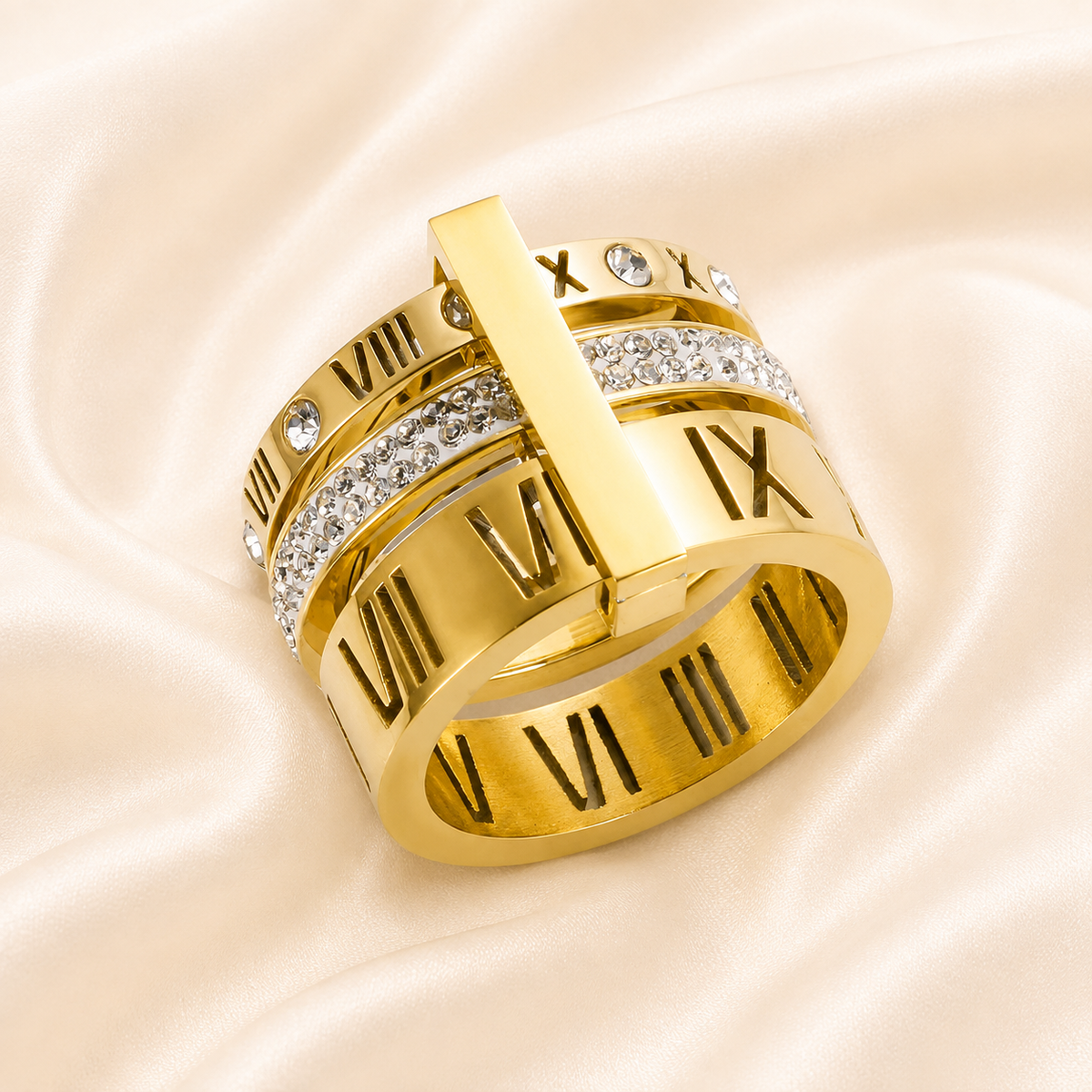 Roman Crystal Ring