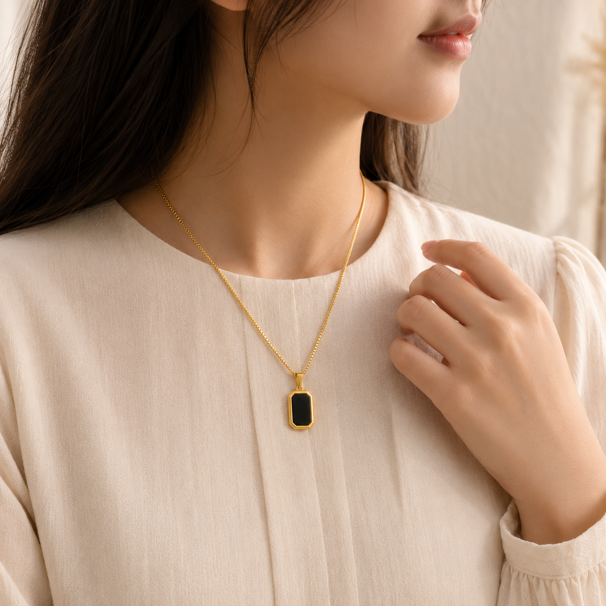 Octagon Necklace