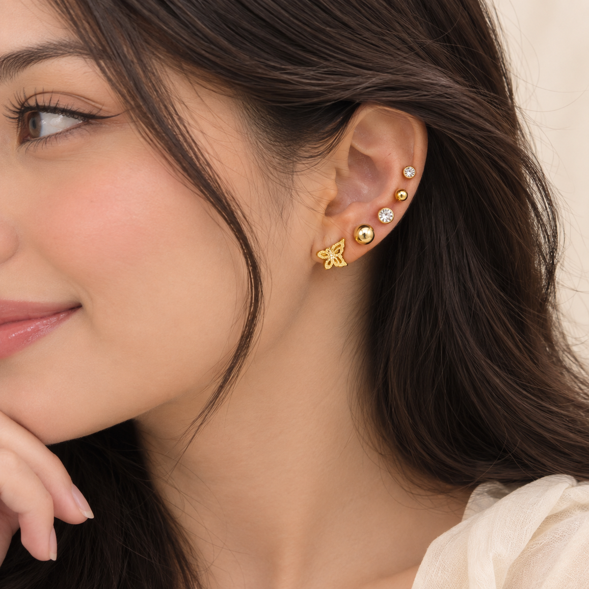 Butterfly Glow Earrings Set