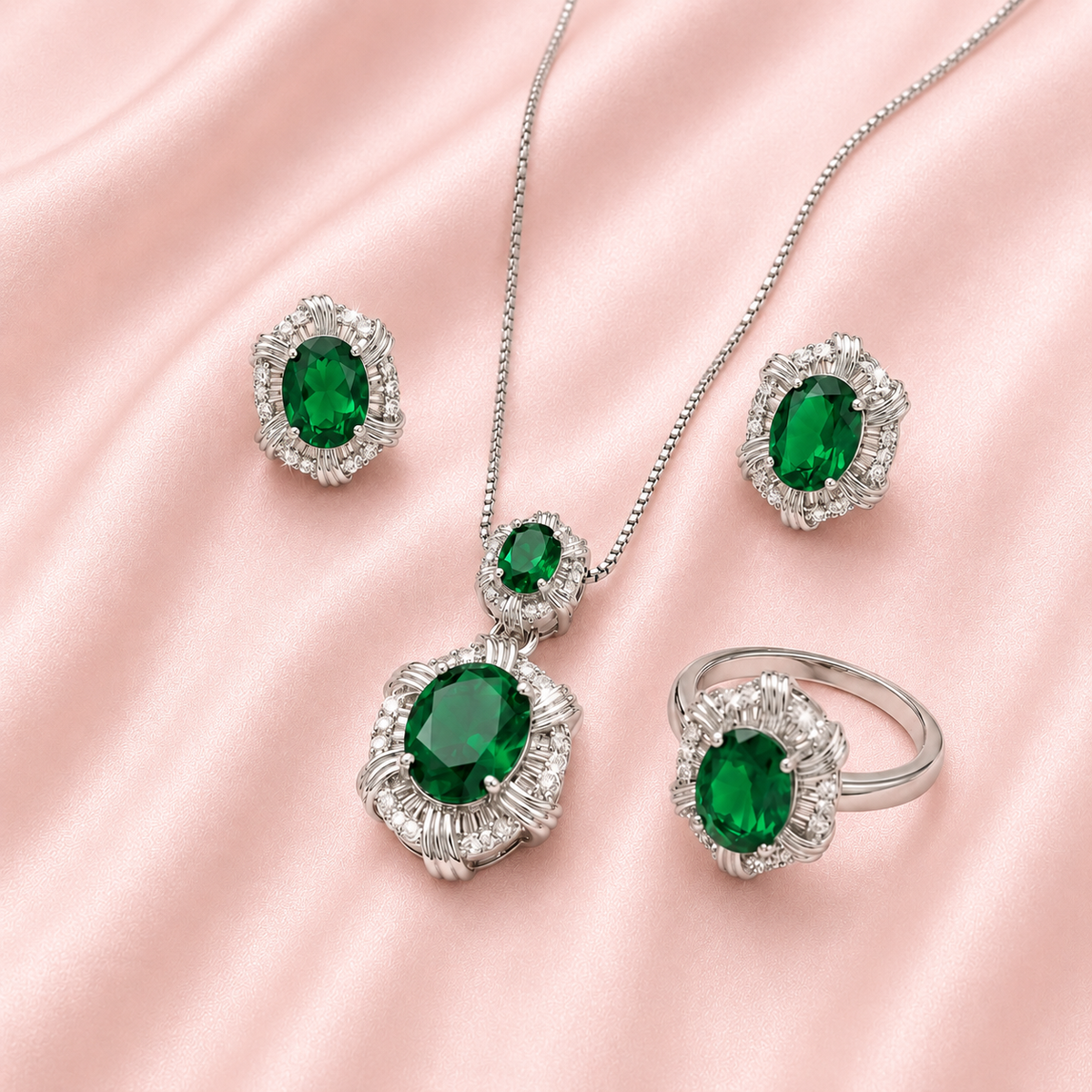 Floral Crystal Set