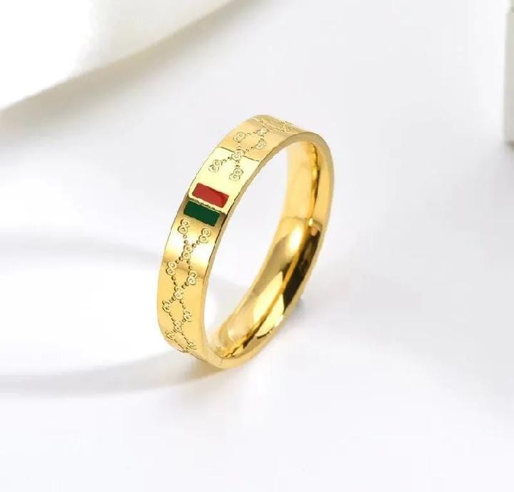 Heritage Gold Pattern Band Ring