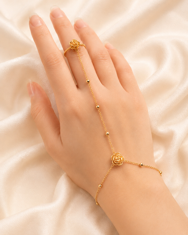 Rose Hand Chain