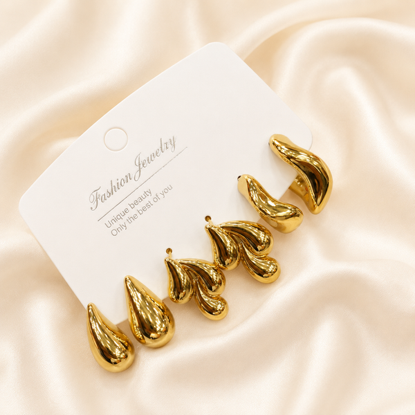 Gold Drop Earrings