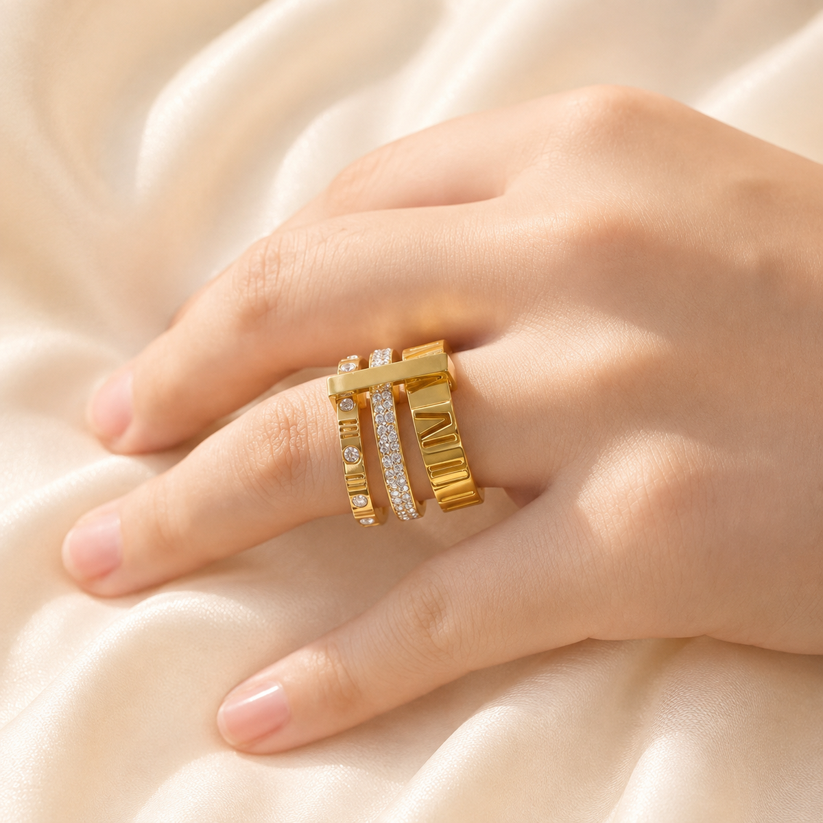 Roman Crystal Ring