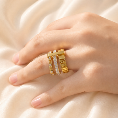 Roman Crystal Ring