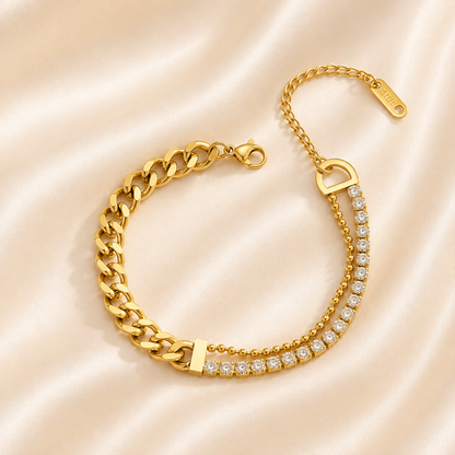 Crystal Chain Bracelet