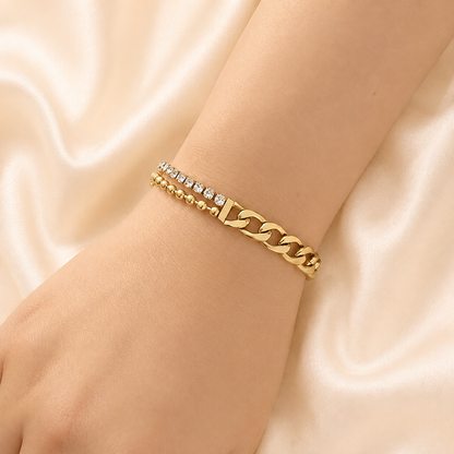 Crystal Chain Bracelet