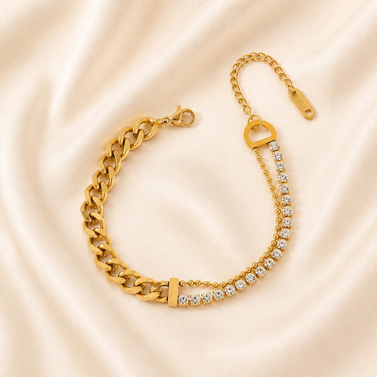 Crystal Chain Bracelet