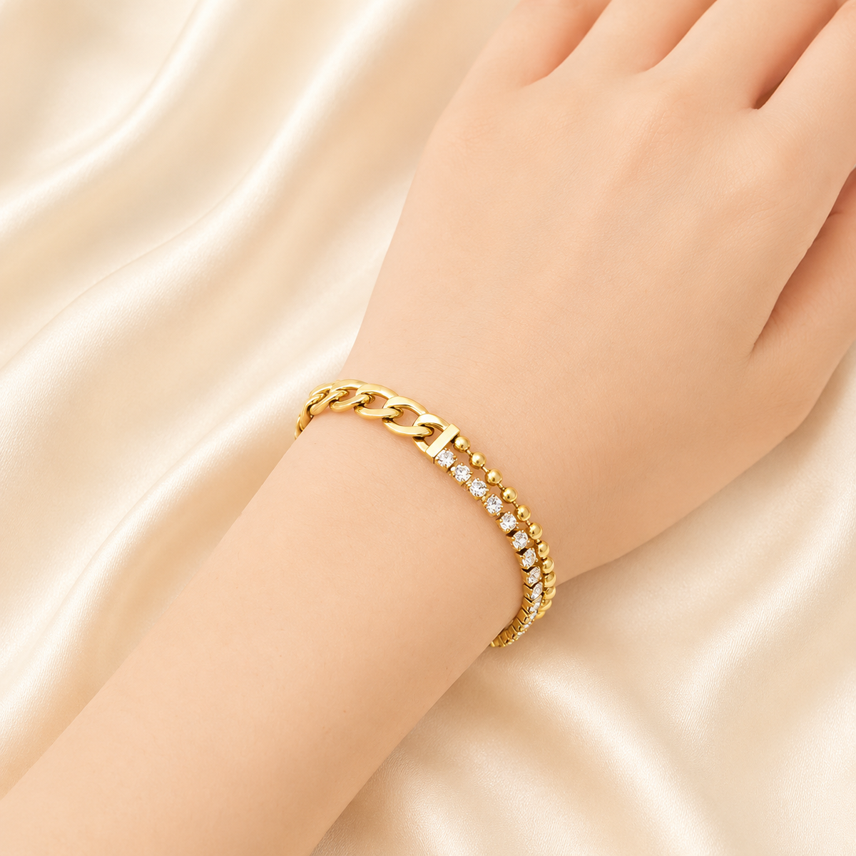 Crystal Chain Bracelet
