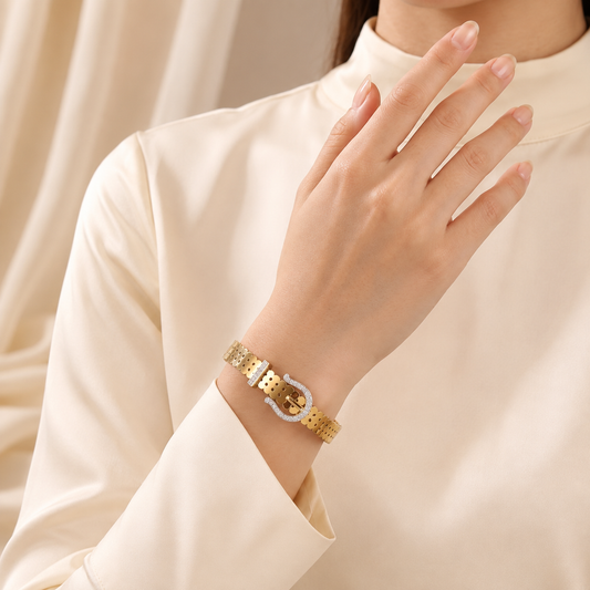 Buckle Crystal Bracelet