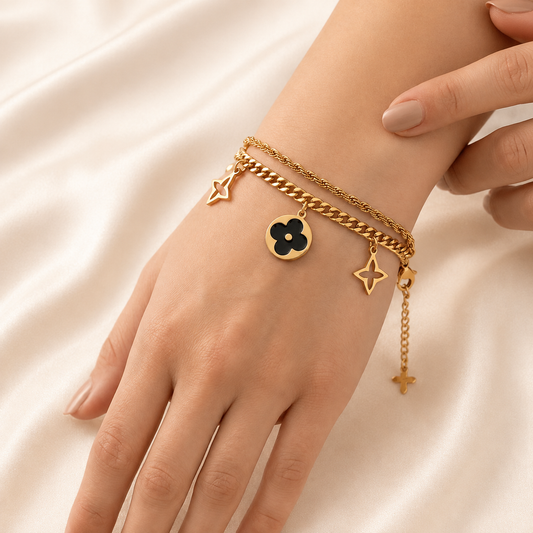 Clover Charm Bracelet