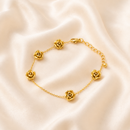 Rose Charm Bracelet