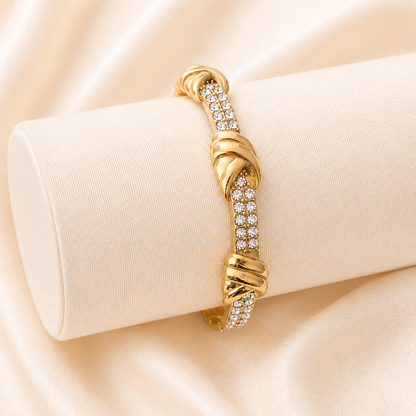 Crystal Twist Cuff