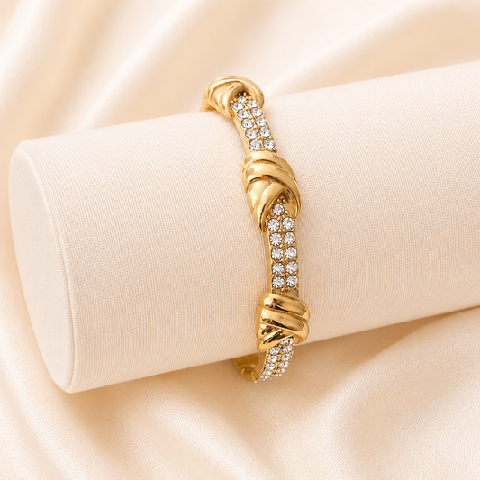 Crystal Twist Cuff