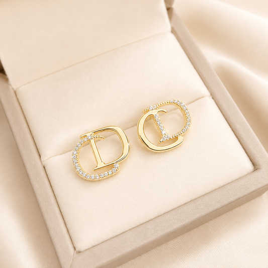 Crystal Hoop Earrings