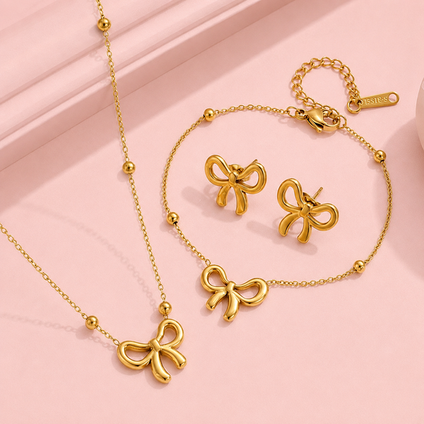 Bow Jewelry Set