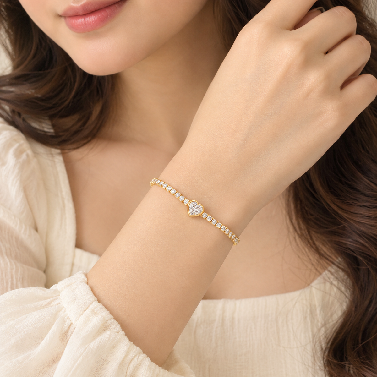 Luna Heart Bracelet