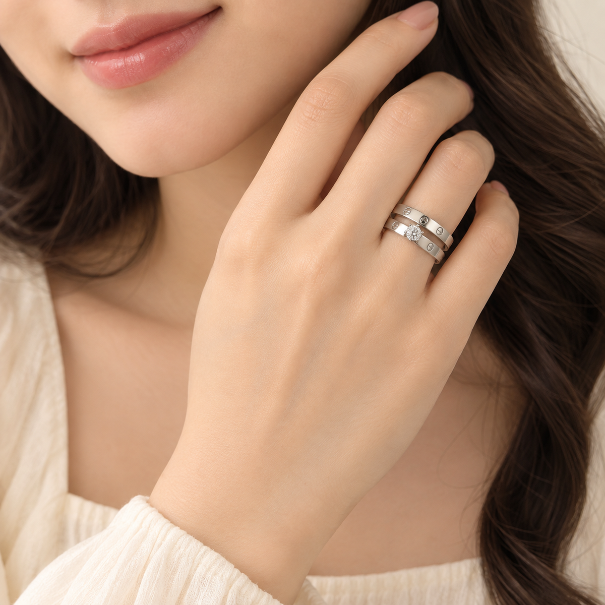Luna Double Ring