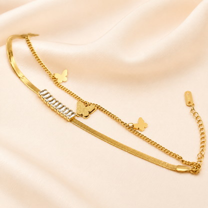 Butterfly Charm Bracelet