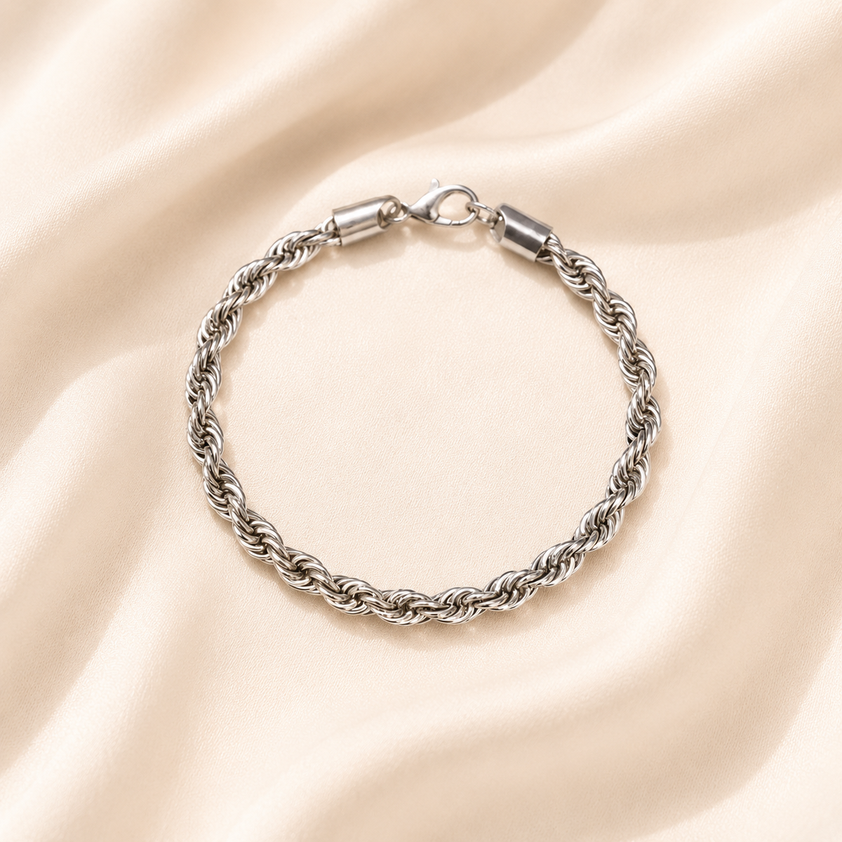 Twist Silver Bracelet