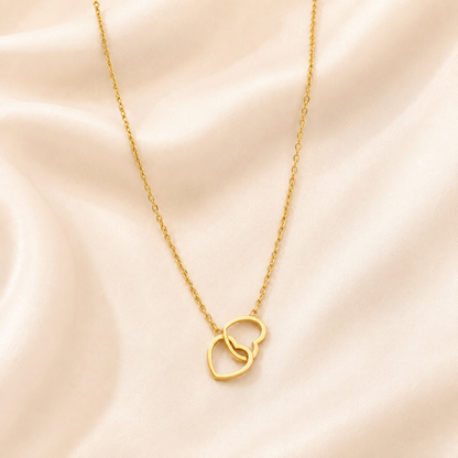 Luna Double Heart Necklace