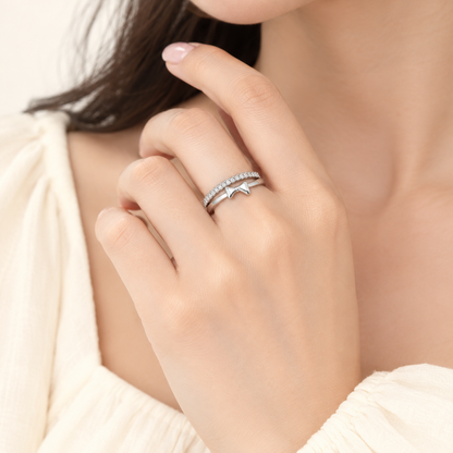 Bow Spark Ring