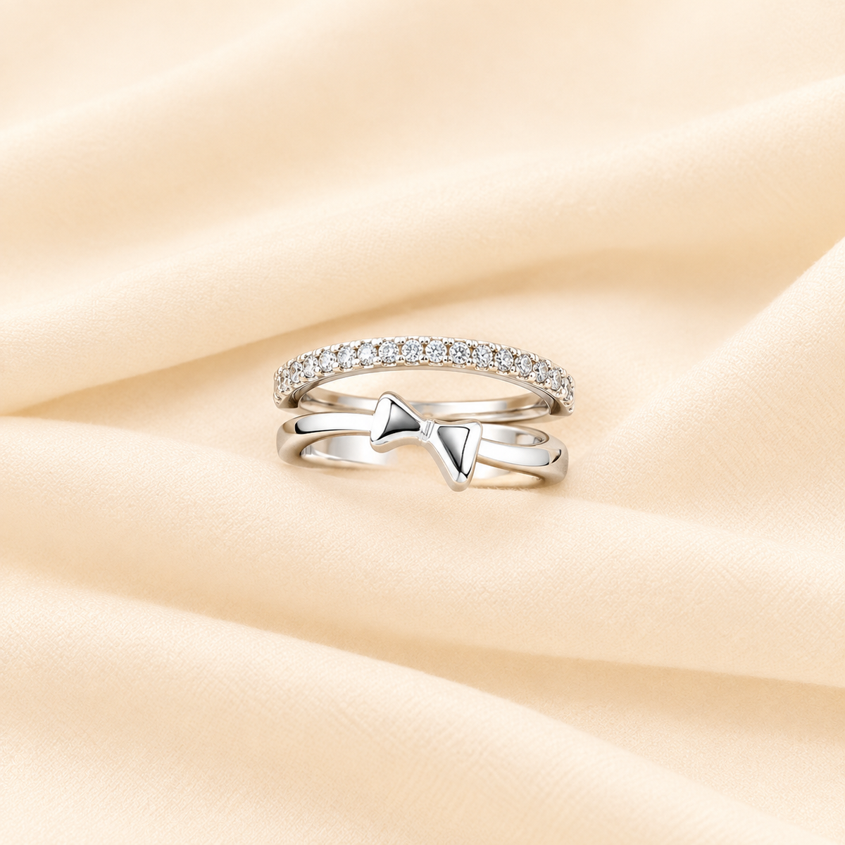 Bow Spark Ring