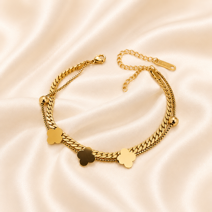 Clover Layered Bracelet