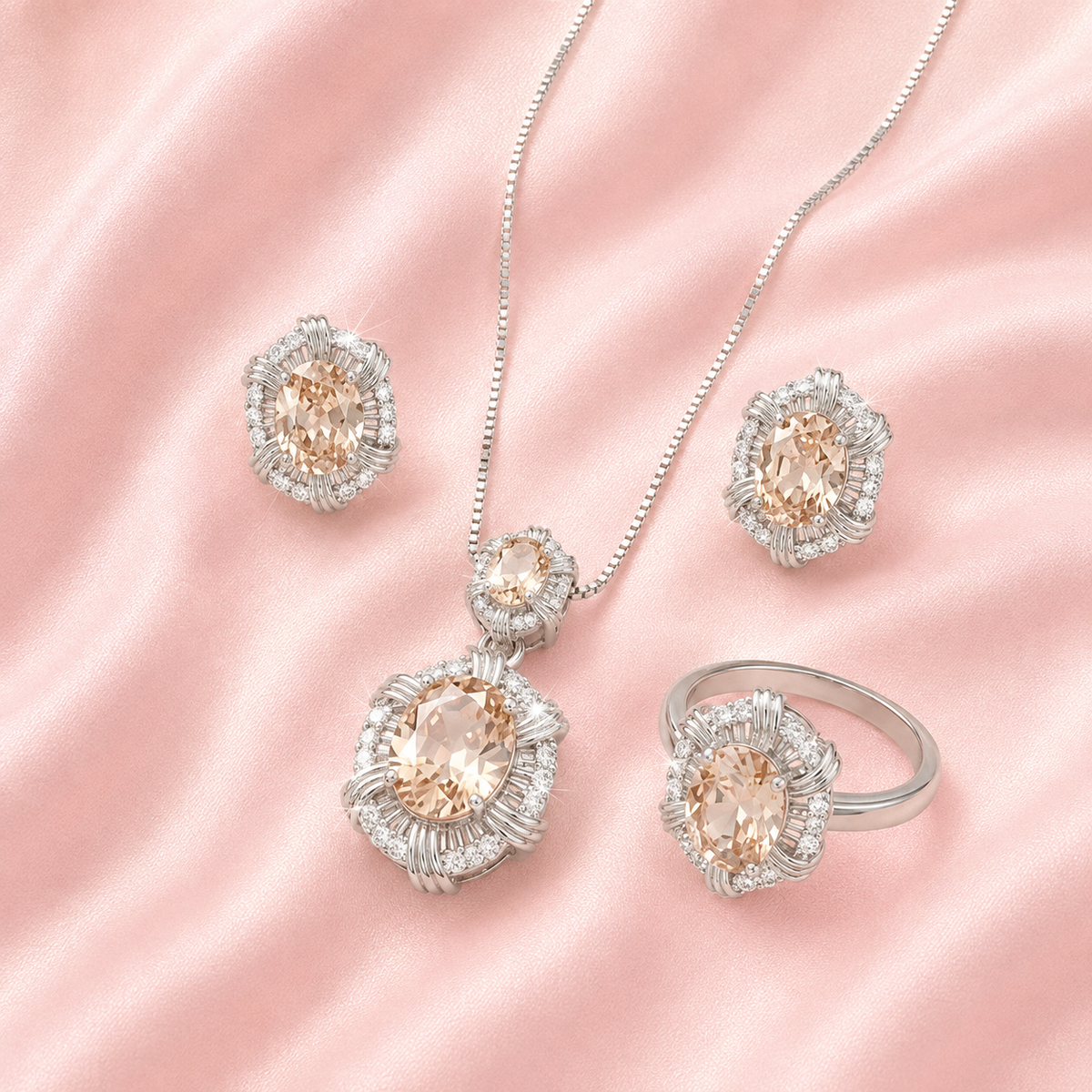 Floral Crystal Set