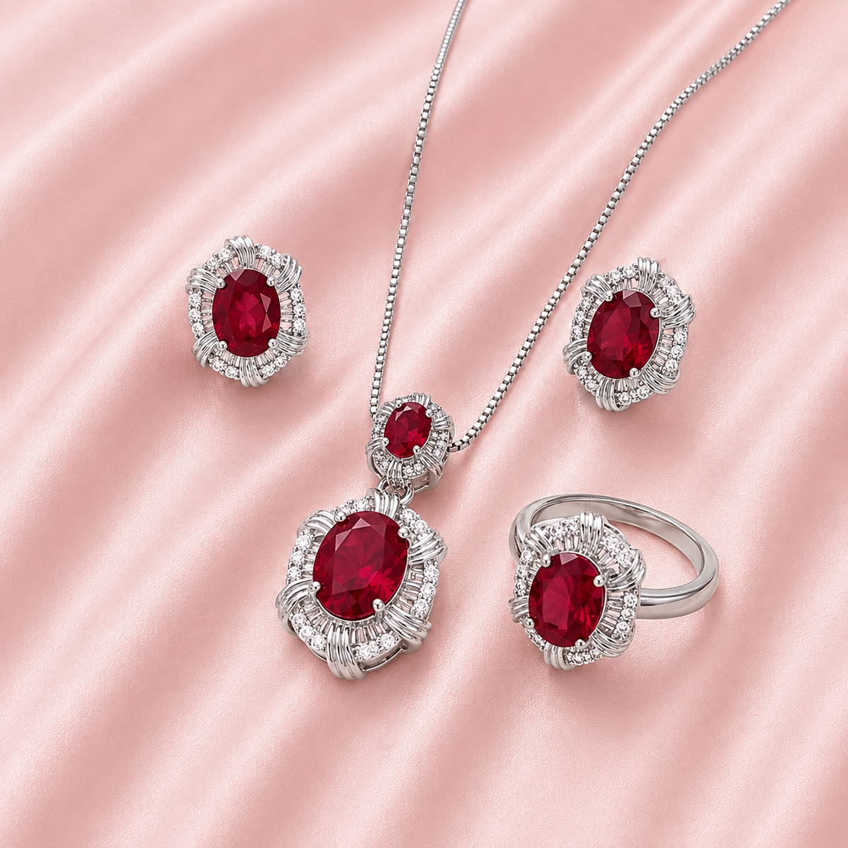 Floral Crystal Set
