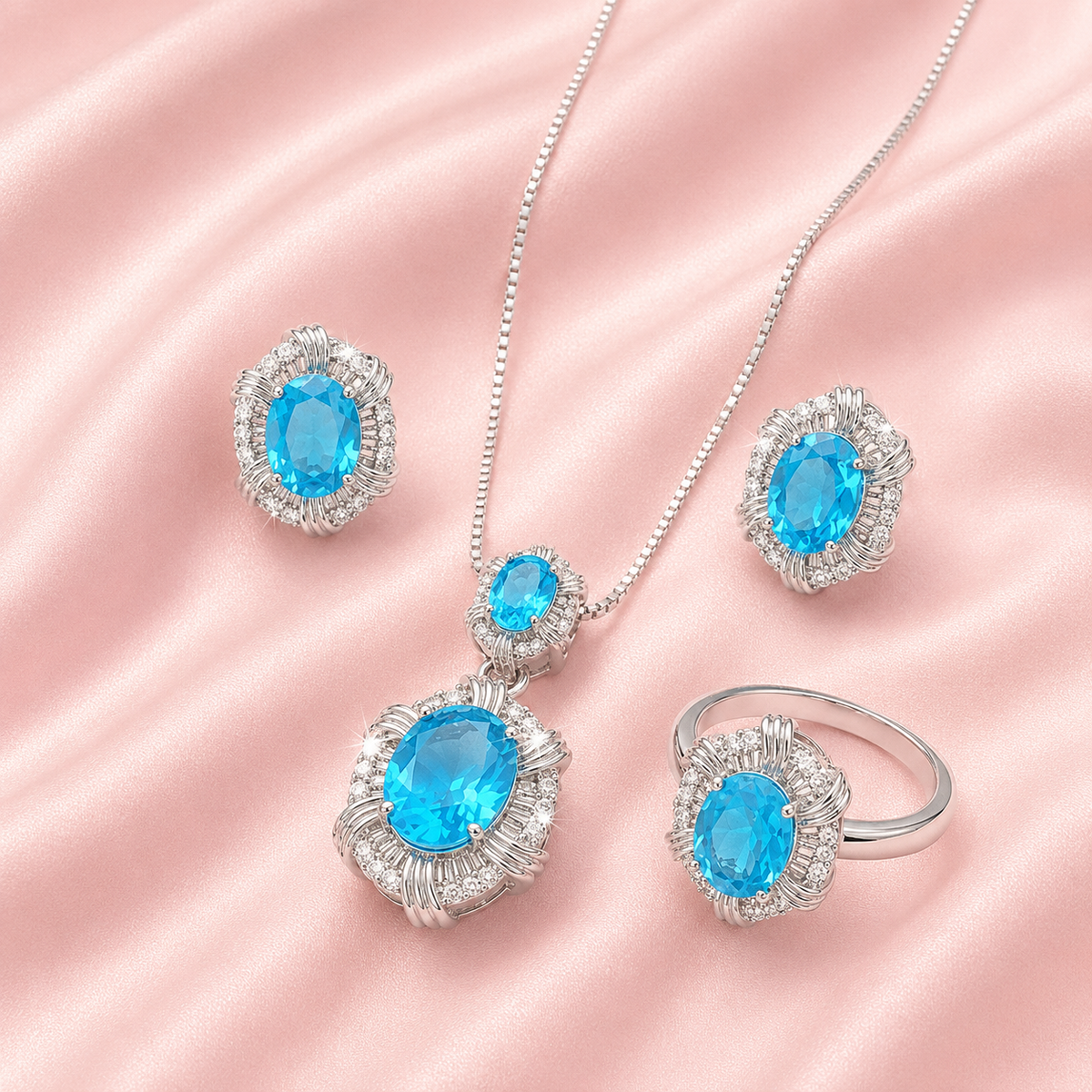 Floral Crystal Set