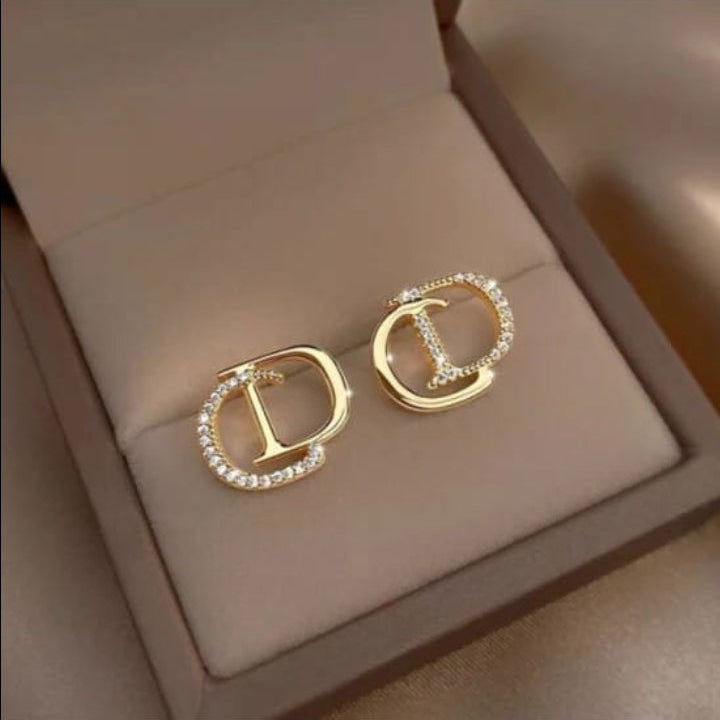 Celestia Crystal Hoop Earrings